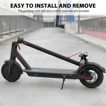 Стойка за паркиране на скутер Поставка за Xiaomi Mijia M365 Електрически Скутер Аксесоари За скейтборд Статив ЧЕРЕН